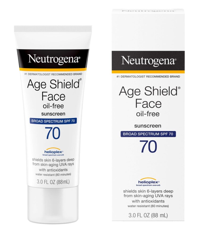 Neutrogena Age Shield Face Oil-Free Sunscreen SPF 70 - Spa Body Center