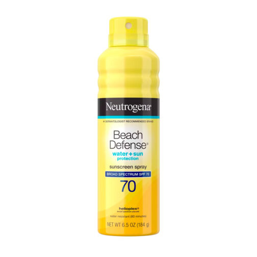 Neutrogena Beach Defense Sunscreen Spray Broad Spectrum SPF 70, 6.5 oz