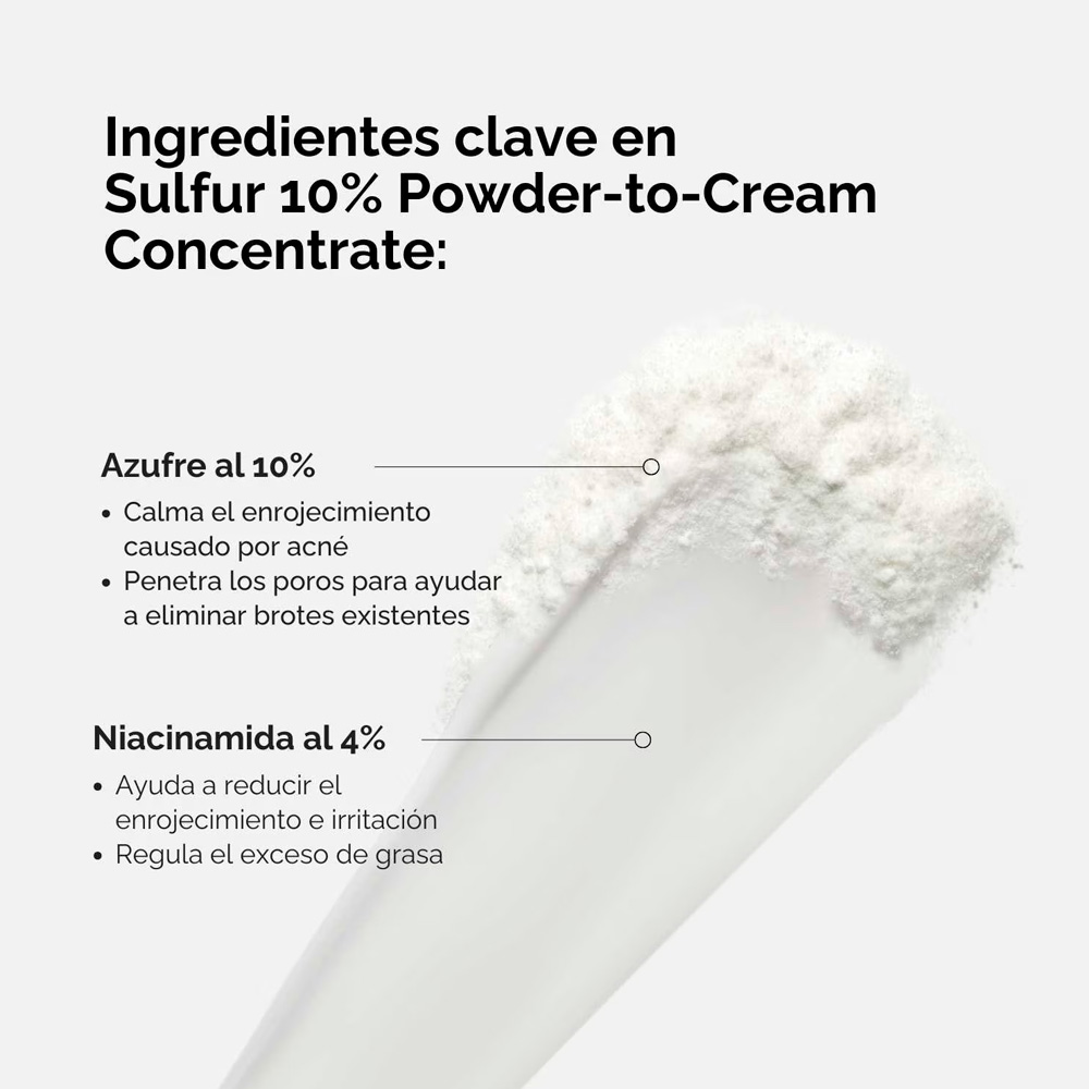 The Ordinary - Sulfur 10% Powder to Cream Concentrate - Imagen 4