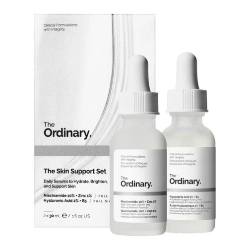 The Ordinary The Skin Support Set with Niacinamide + Hyaluronic Acid