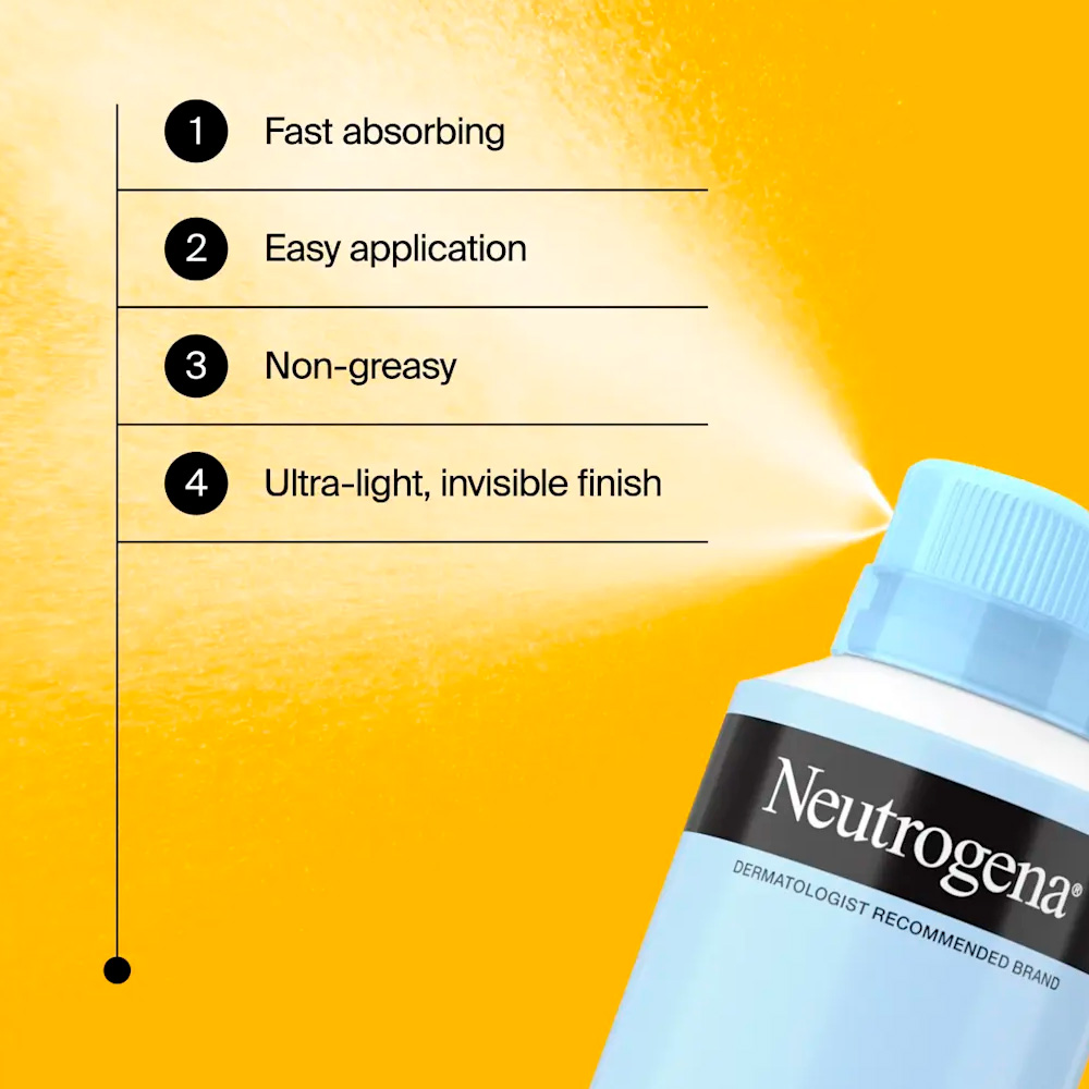 Neutrogena - Ultra Sheer Lightweight Sunscreen Spray SPF 70 (141g / 5 oz) - Imagen 3