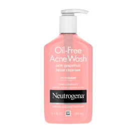 Neutrogena Oil-Free Pink Grapefruit Acne Facial Cleanser, 9.1 fl. oz