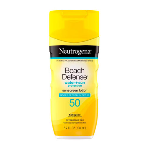 Neutrogena Beach Defense Sunscreen Lotion with SPF 50, 6.7 fl. oz
