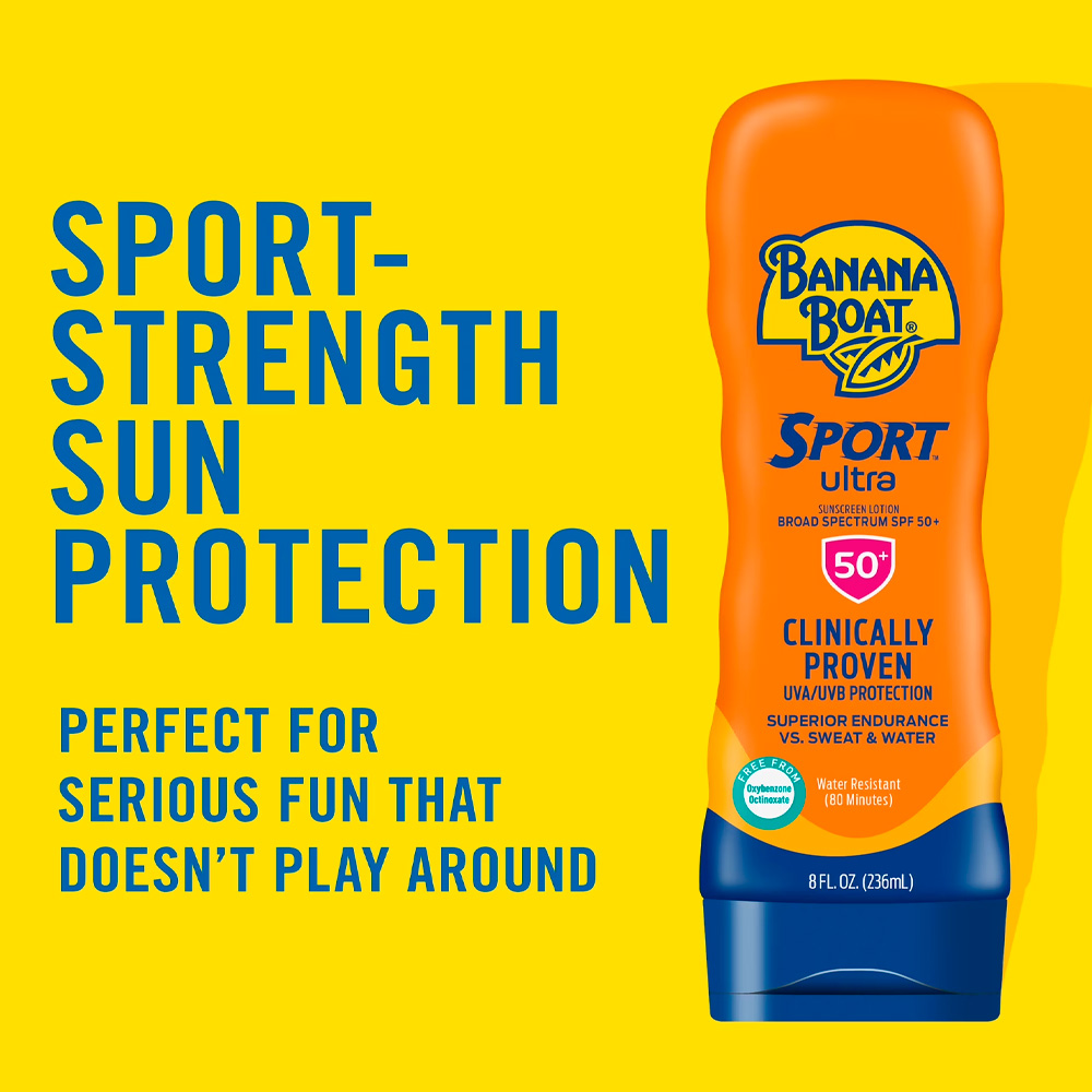 Banana Boat Sport - Ultra Sunscreen Lotion SPF 50 (8 fl oz) - Imagen 3