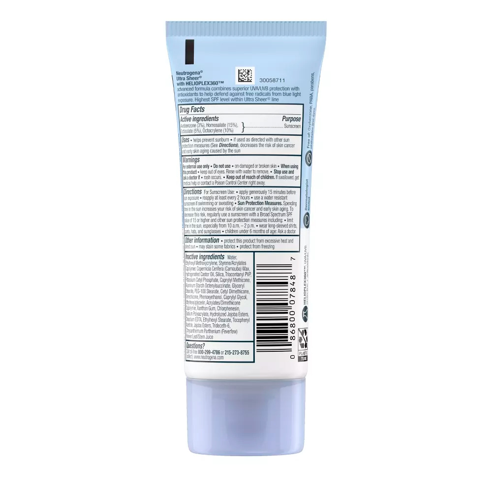 Neutrogena - Ultra Sheer Dry-Touch SPF 100 (88ml/3 oz) - Imagen 4