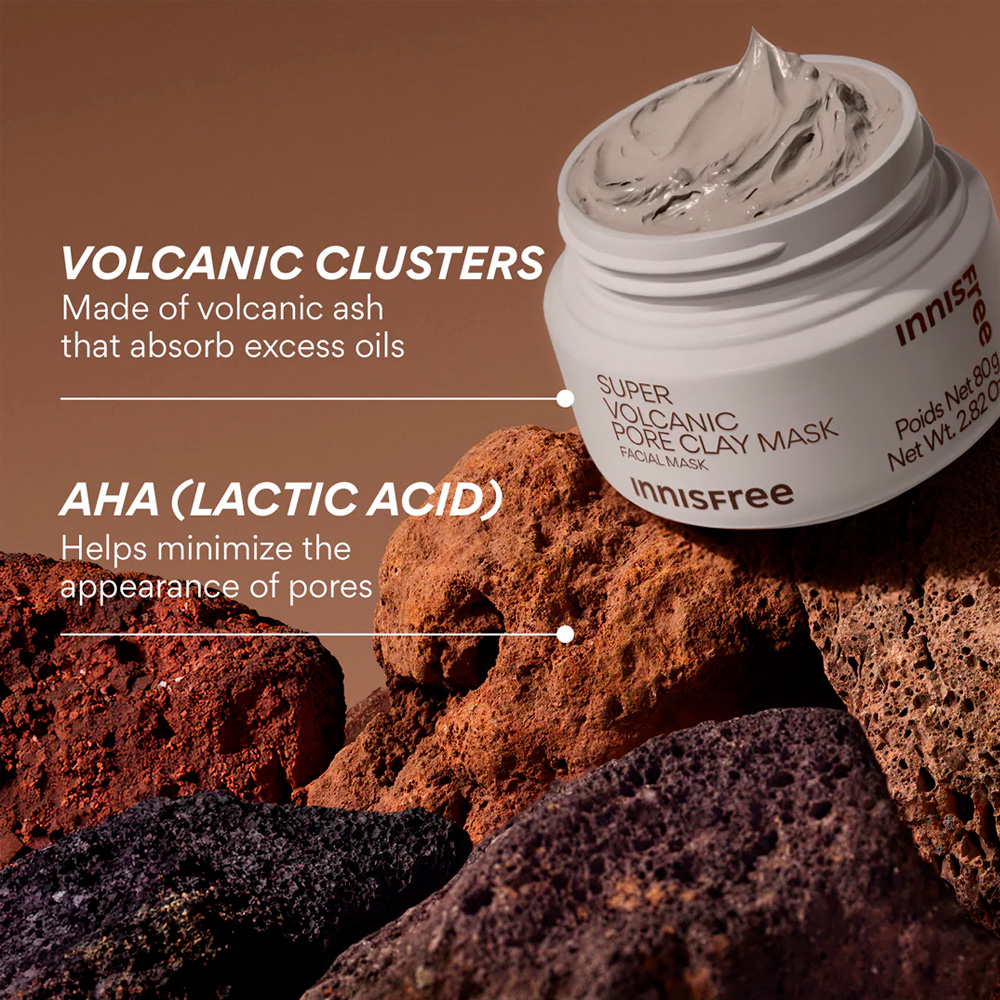 Innisfree - Super Volcanic Pore Clay Mask (100ml/3.38fl.oz.) - Imagen 4