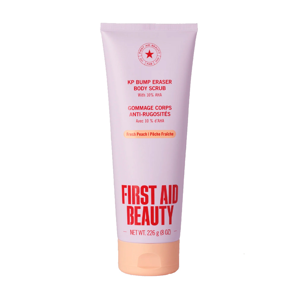First Aid Beauty KP Bump Eraser Body Scrub 10% AHA Fresh Peach (226g/8.0 oz)